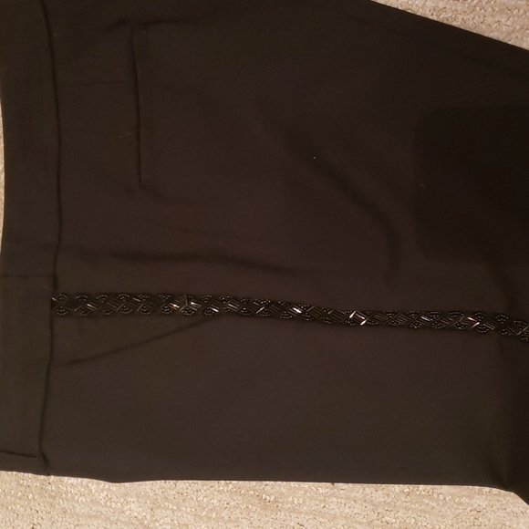 Black Trousers with Beading Detail - Picture 9 of 11